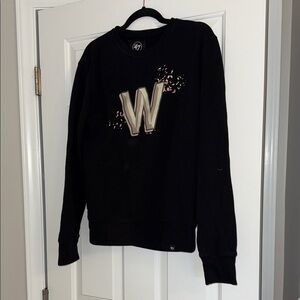 47 Brand Black Crewneck Sweatshirt